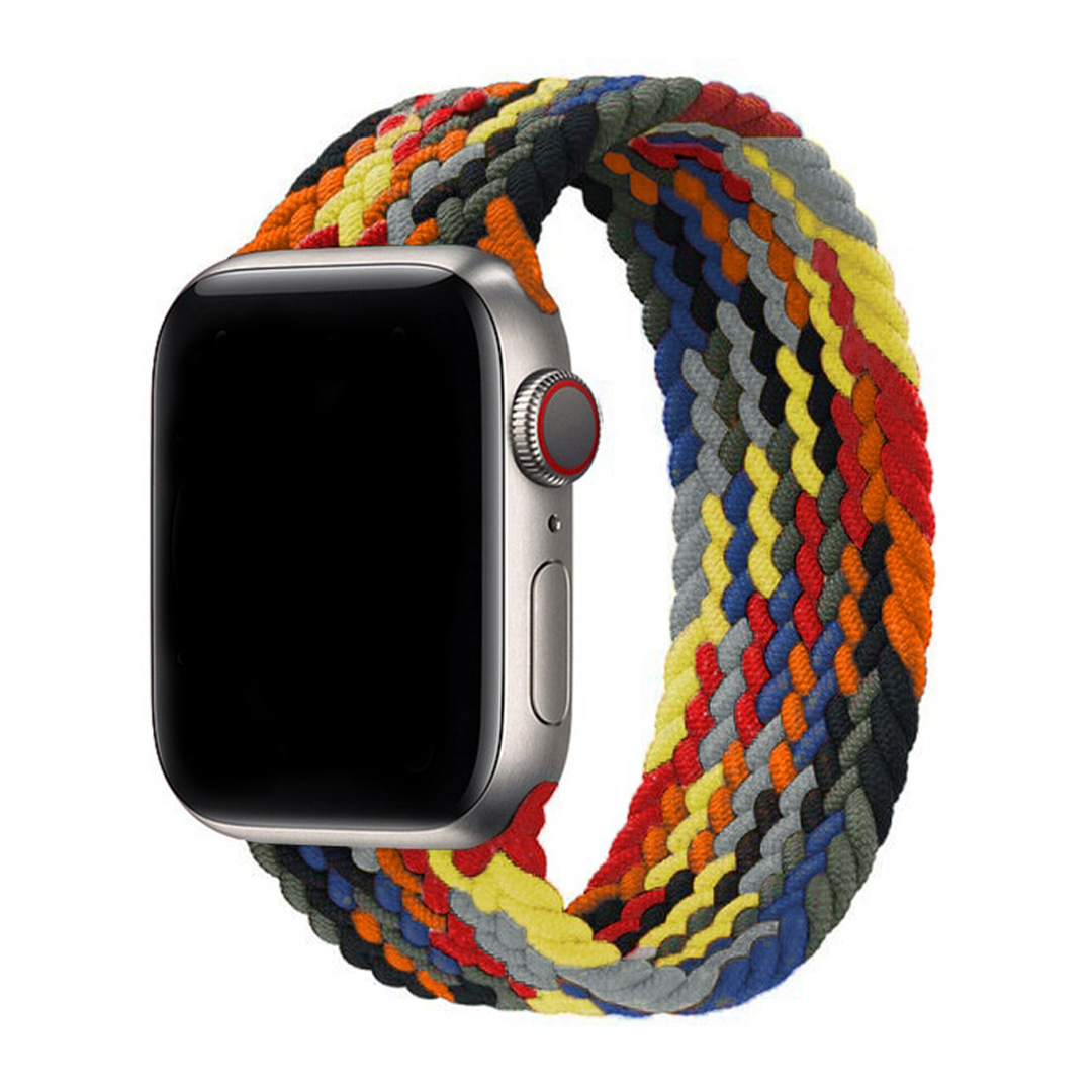 Multi Color Braided Solo Loop for Apple Watch