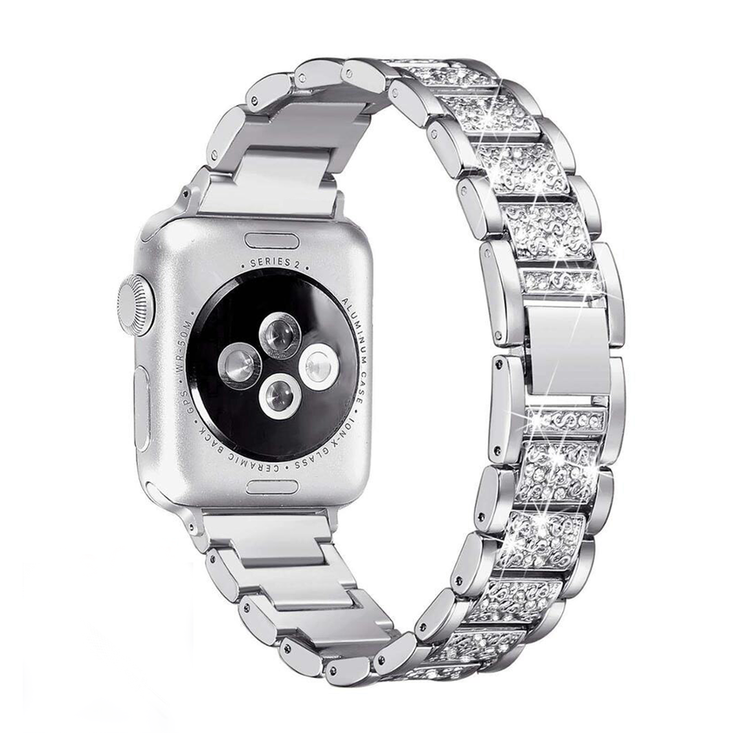 Silver Elegant Chain Link Band for Apple Watch