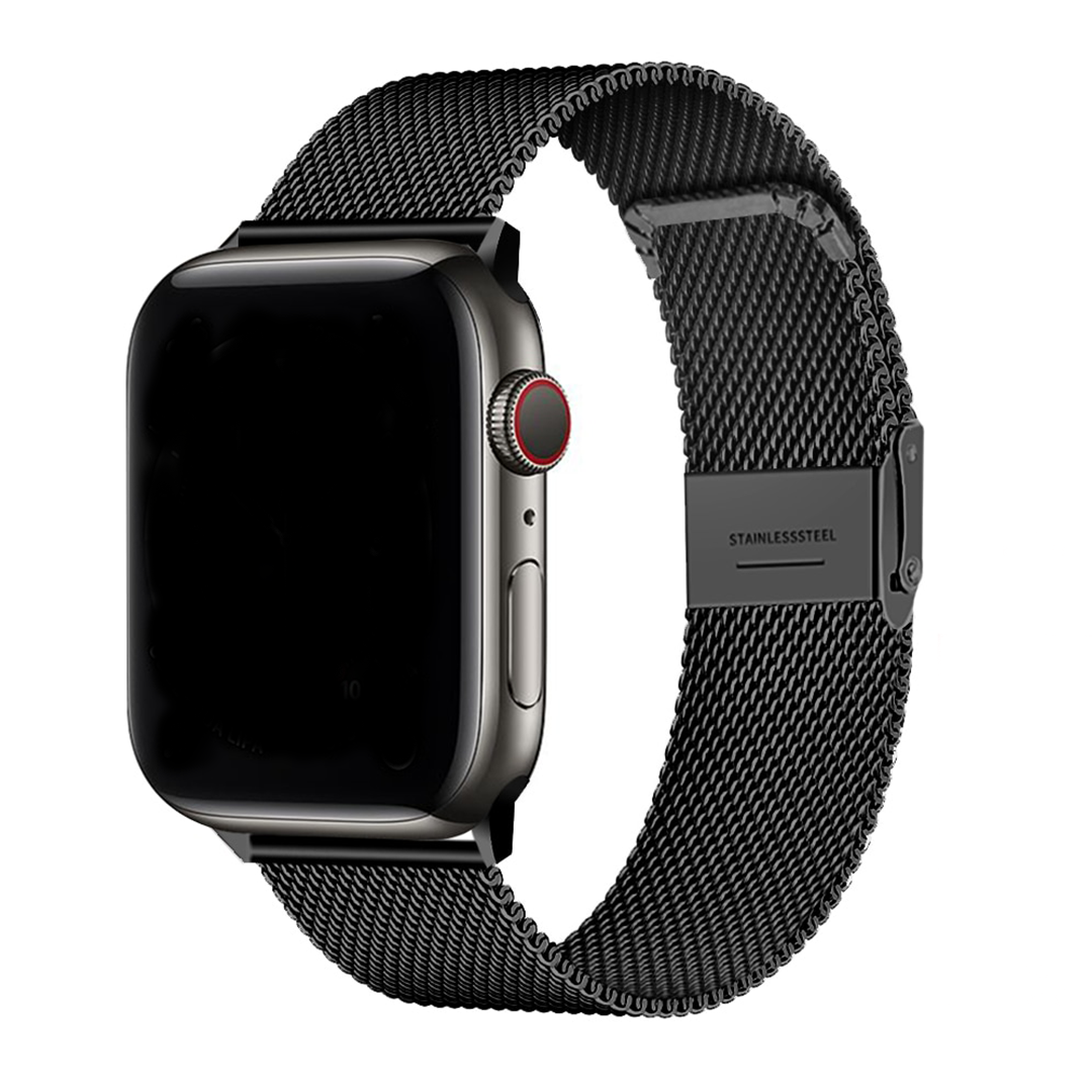 Black Milanese Buckle for Apple Watch