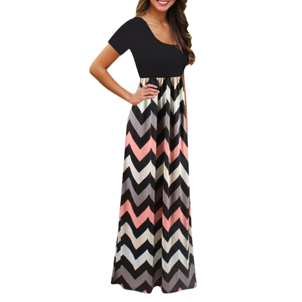 Mira | Bohemian Maxi Dress - Flowy A-Line Summer Dress with Vintage-Inspired Detail