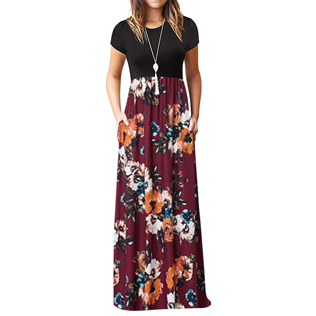 Mira | Bohemian Maxi Dress - Flowy A-Line Summer Dress with Vintage-Inspired Detail