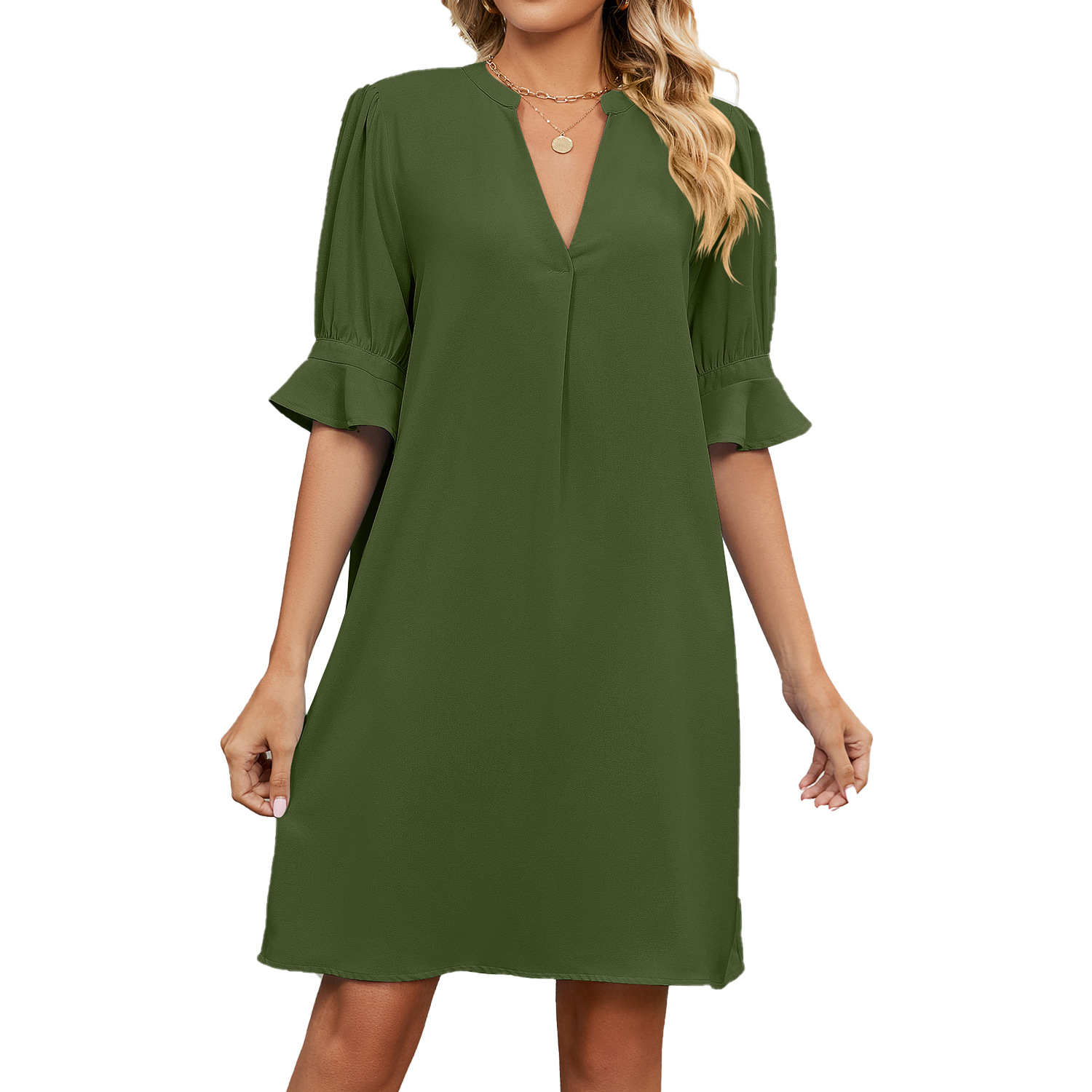 https://cdn.shopify.com/s/files/1/0773/5777/7200/files/siena-v-neck-shirt-dress-elegant-half-sleeve-summer-mini-dress-for-women-army_green-01.png?v=1746349801