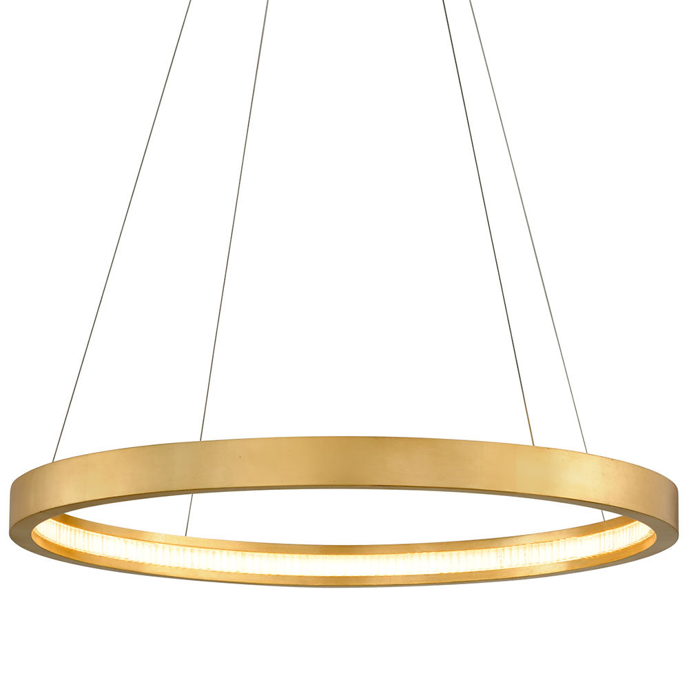 Solaris Gold Leaf LED Disc Pendant – STRAPTASTIC