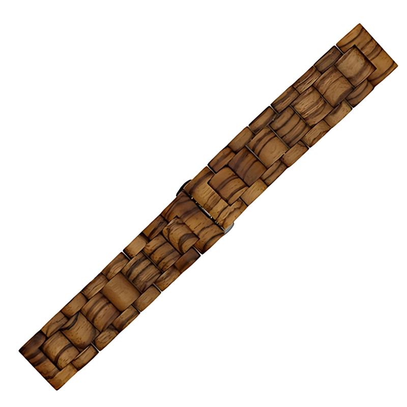 Yellow Wooden Chain Link Band for Samsung Watch
